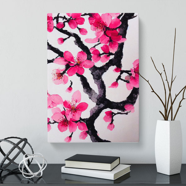 Marlow Home Co CAN V0523 2691X Watercolour Cherry Blossom Tree Vol 3